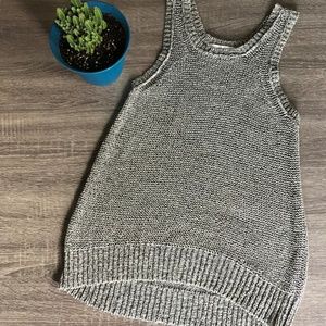 Anthropologie Sparrow Marled Knit Tank Sweater S